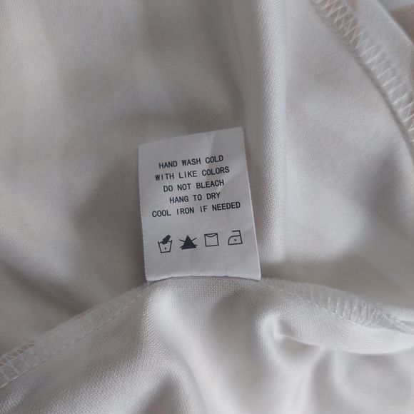 Melloday Tan Zebra Print Stretch Blouse Size Large - Picture 8 of 8